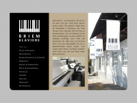 briem-klaviere.de Webseite Vorschau