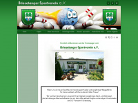 brieselanger-sportverein.de Webseite Vorschau