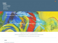 brigitte-jaeckel-kunst.de Webseite Vorschau