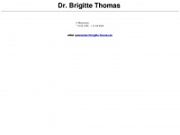 brigitte-thomas.de Webseite Vorschau