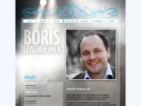 boris-leisenheimer.de Webseite Vorschau
