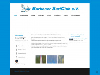 borkenersurfclub.de Webseite Vorschau