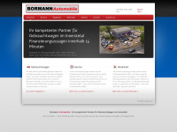bormann-automobile.de Webseite Vorschau