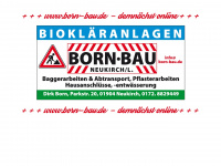 born-bau.de Webseite Vorschau