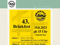 brinkfest.com Webseite Vorschau