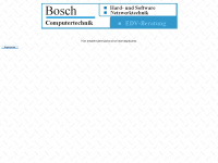 bosch-computertechnik.de Webseite Vorschau
