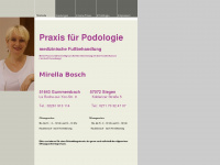 bosch-podologie.de Webseite Vorschau
