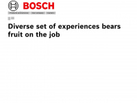 bosch.us Webseite Vorschau