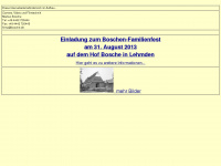 bosche.de Webseite Vorschau