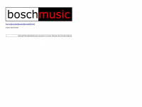 boschmusic.de Webseite Vorschau