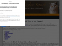 britischkurzhaar-katze.de Webseite Vorschau