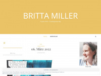 britta-miller.de Webseite Vorschau