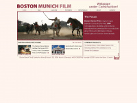 bostonmunichfilm.de Webseite Vorschau