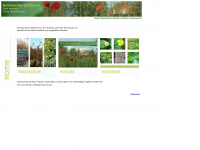 botanische-gaertnerei.de Webseite Vorschau