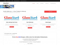 glanzstark.de Webseite Vorschau