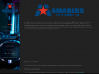 amadeus-entertainment.ch Webseite Vorschau