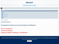 vhs-melsdorf.de Webseite Vorschau