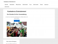 kaskaderos-entertainment.de Webseite Vorschau