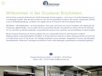 brochmann.de Webseite Vorschau