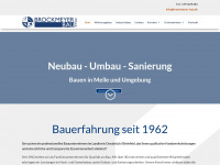 brockmeyer-bau.de Webseite Vorschau