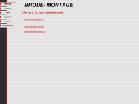 brode-montage.de Webseite Vorschau