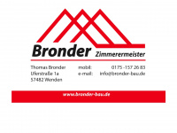 Bronder-bau.de