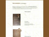 bronzetafeln.de Webseite Vorschau