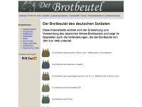 brotbeutel.info Webseite Vorschau