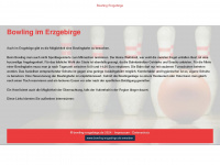 bowling-erzgebirge.de Webseite Vorschau