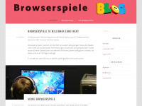 browserspiele-blog.de Webseite Vorschau