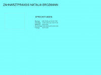 Brozmann-zahnaerztin.de