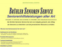 bruehler-senioren-service.de Webseite Vorschau