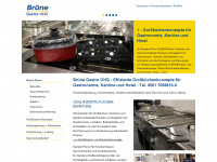 bruene-gastro.de Webseite Vorschau
