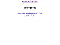 bozidis.de Webseite Vorschau