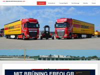 bruening-nutzfahrzeuge.com Webseite Vorschau