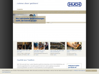 huch.com Webseite Vorschau