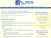 dfg-vk-bonn-rhein-sieg.de Webseite Vorschau