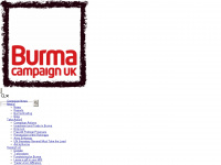 burmacampaign.org.uk Webseite Vorschau