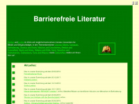 literatur-barrierefrei.de Webseite Vorschau