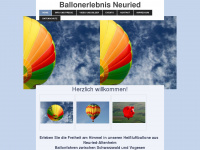 ballonerlebnis-neuried.de Webseite Vorschau