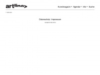 artline.org Webseite Vorschau