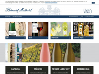 bernard-massard.de Webseite Vorschau