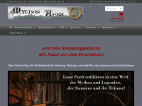 mythos-aera.de Webseite Vorschau