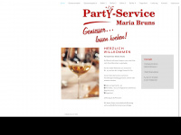 bruns-partyservice.de Webseite Vorschau