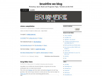 brushfire.wordpress.com Webseite Vorschau