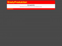 bradyproduktion.de Webseite Vorschau