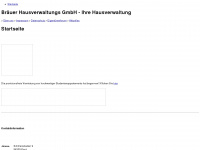 braeuer-hausverwaltung.de Webseite Vorschau