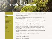 brand-natursteine.de Webseite Vorschau