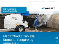 dynajet.dk Webseite Vorschau