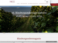 blauburgunder.it Webseite Vorschau